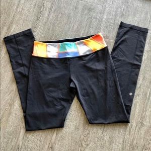 Reversible straight leg lulu leggings